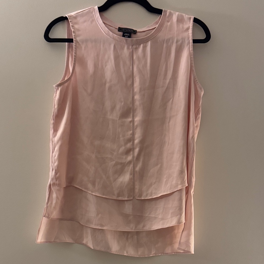 Metaphor Blush Pink Layered Sleeveless Camisole